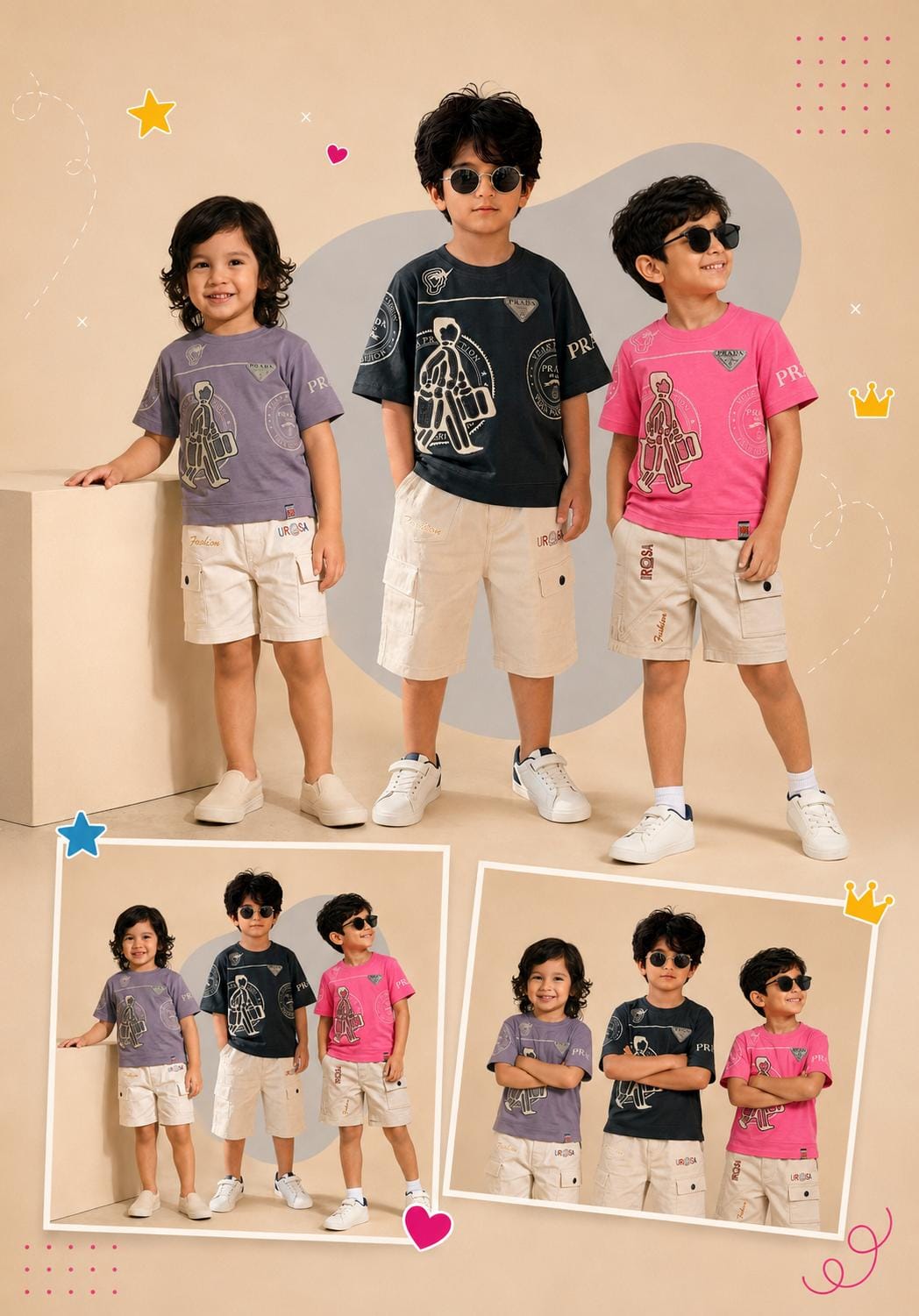 T-shirt & short set